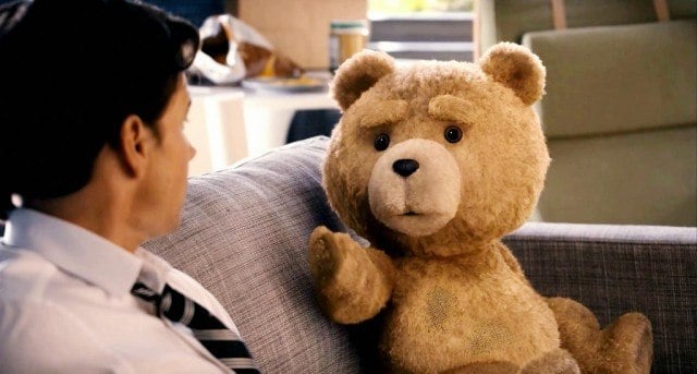 Mark Wahlberg and Seth MacFarlane star in 'Ted'
