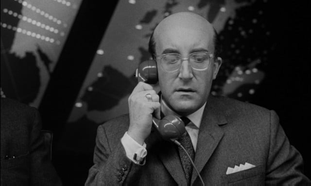Peter Sellers as President Merkin Muffley in 'Dr. Strangelove or: How I Learned to Stop Worrying and Love the Bomb