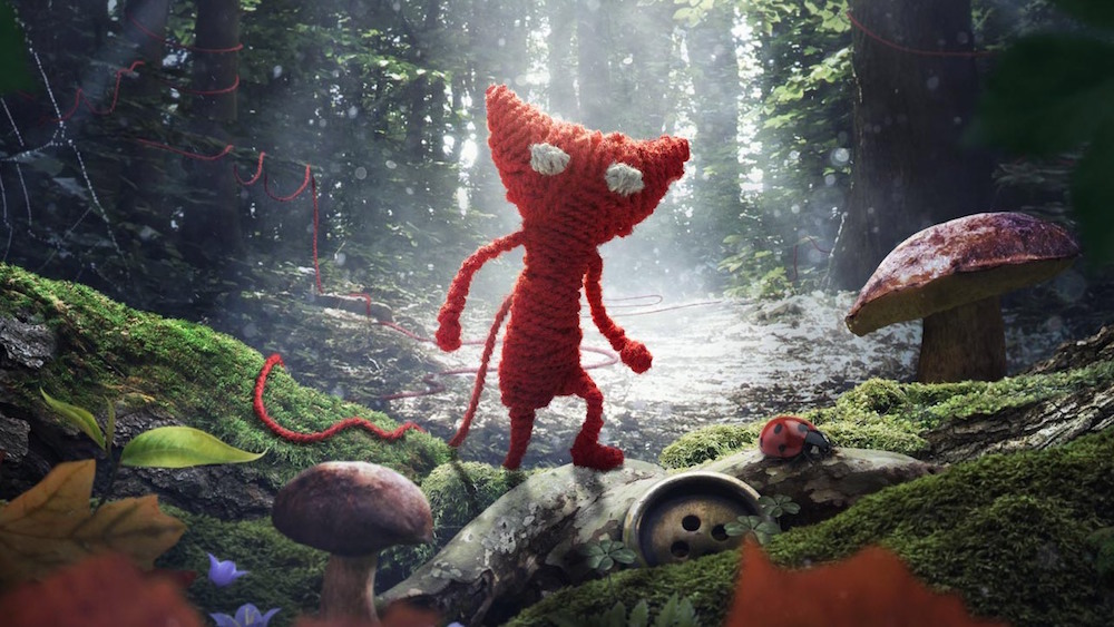 Unravel for Xbox One and PlayStation 4, starring Yarny