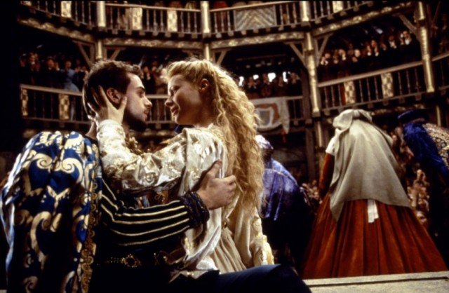The romantic couple in 'Shakespeare in Love'.