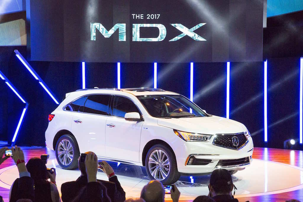 The 2017 Acura MDX is unveiled at the 2016 New York International Auto Show on March 23, 2016.