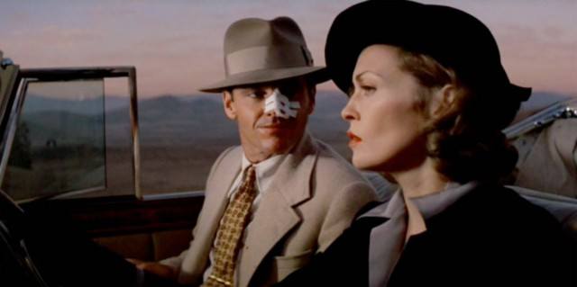 Jack Nicholson and Faye Dunaway star in Roman Polanski's noir thriller, 'Chinatown'