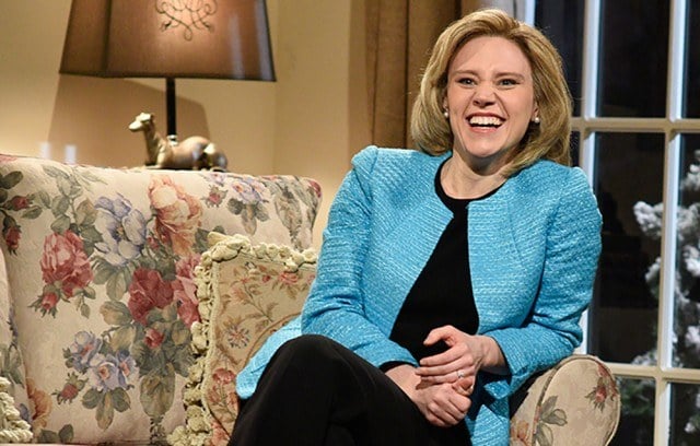 Kate McKinnon as Hillary Clinton in a recent 'Saturday Night Live' skit.