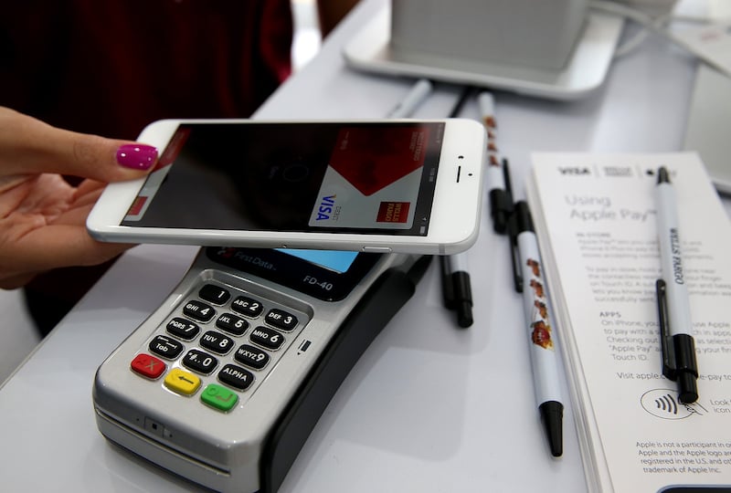 Using Apple Pay on an iPhone