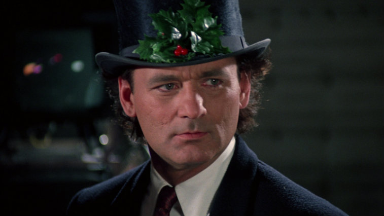 Bill Murray in Scrooged