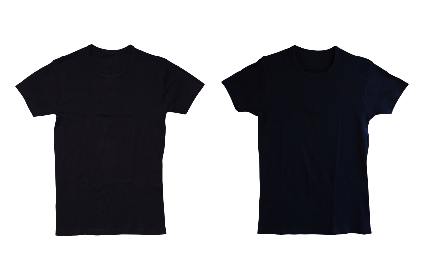 black t-shirt