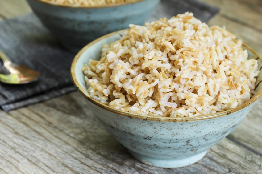 A hearty bowl of brown rice
