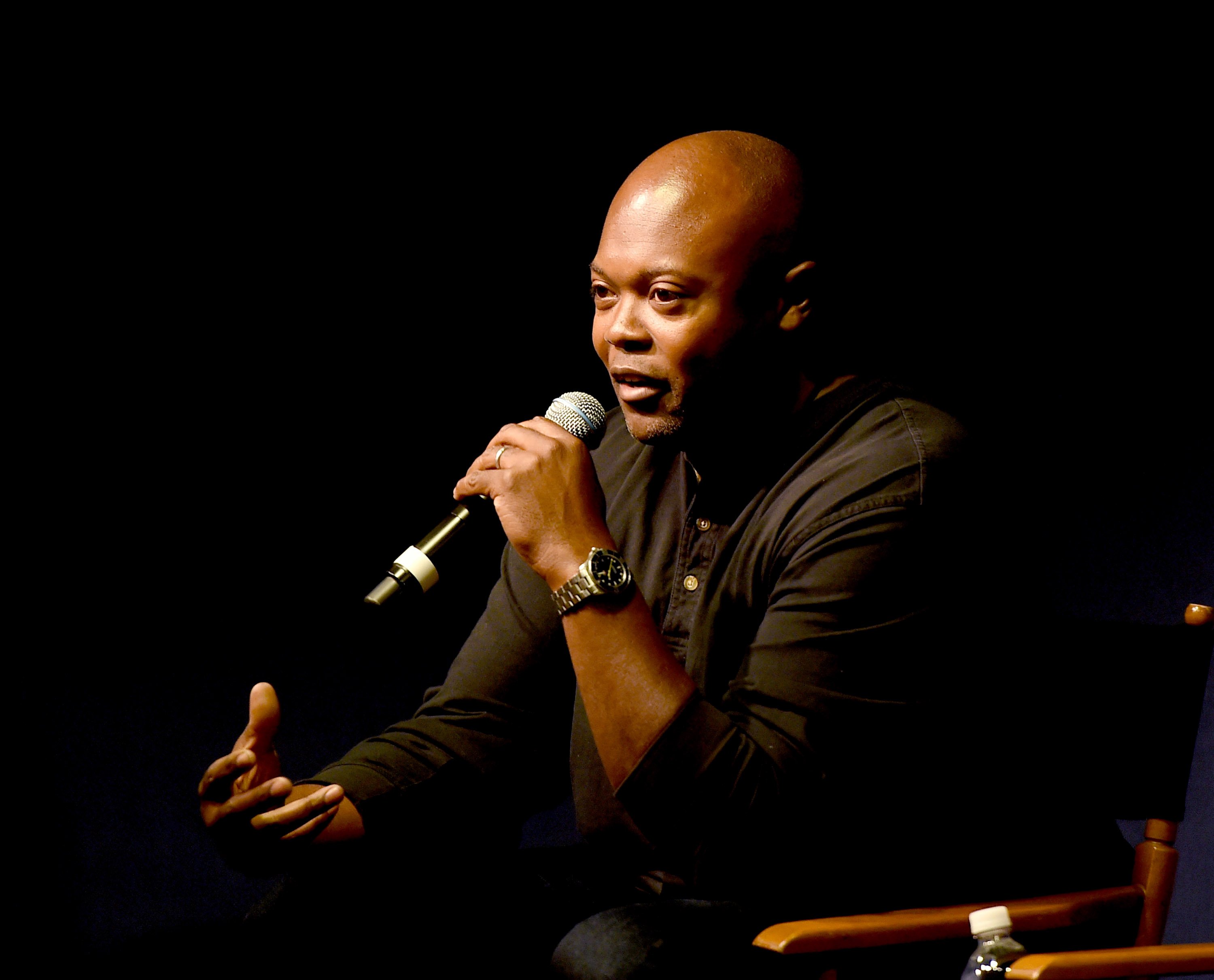 LOS ANGELES, CA - JUNE 22: Writer Cheo Hodari Coker speaks onstage at the WGAw Committee of Black Writers and LGBT Writers Committee present an evening with Fox's "Empire" at The Writers Guild of America, West on June 22, 2015 in Los Angeles, California. (Photo by Kevin Winter/Getty Images)