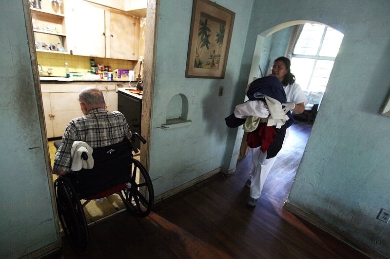 In-home care giver | Joe Raedle/Getty Images