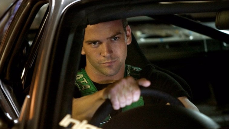 Lucas Black drives a car in The Fast and the Furious Tokyo Drift