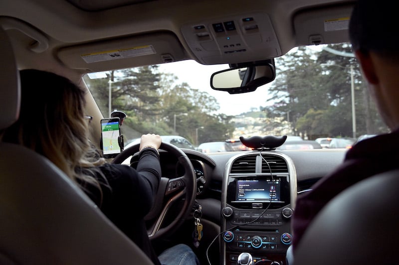 Lyft passengers and driver