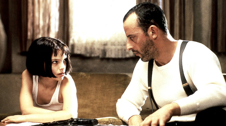 Natalie Portman and Jean Reno in Leon The Professional