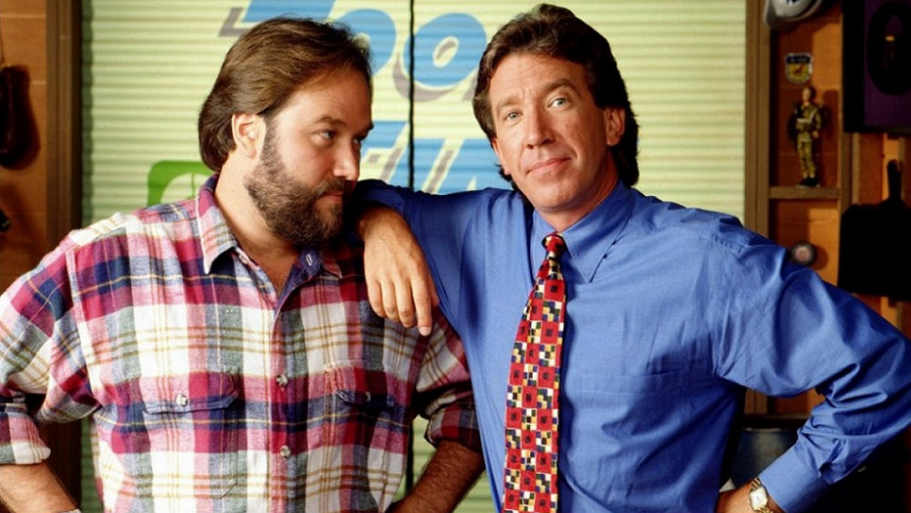 Richard Karn looks at Tim Allen on Home Improvement Richard Karn looks at Tim Allen on Home Improvement