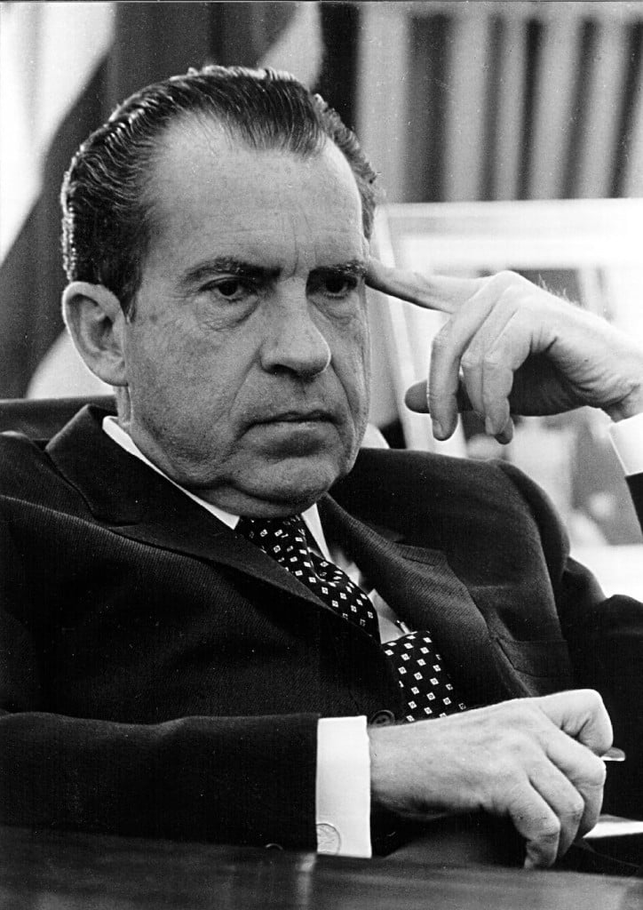 Richard Nixon in the oval office