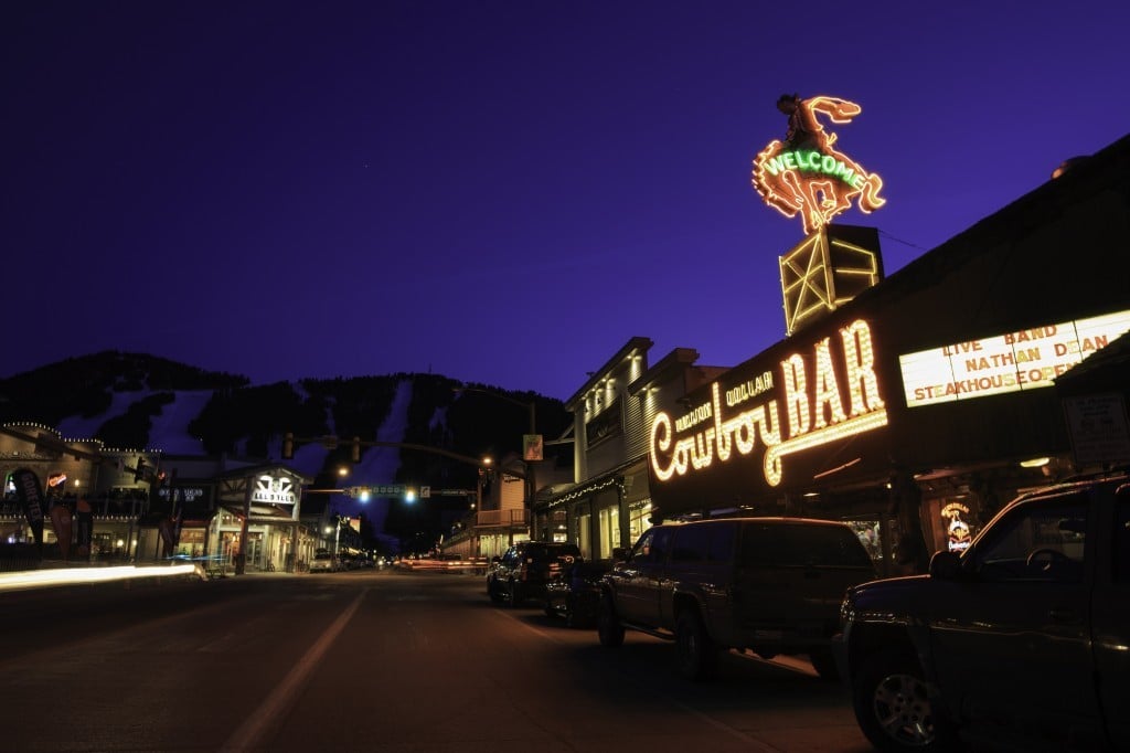 The Million Dollar Cowboy Bar at Jackson Hole