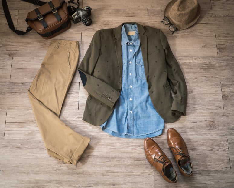 male clothing and shoes