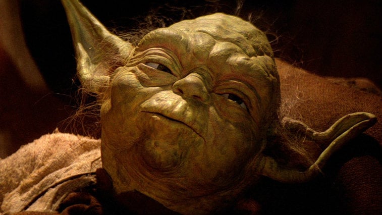 Yoda in Star Wars Return of-the Jedi