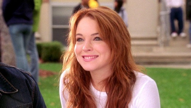Lindsay Lohan as Cady in a scene from 'Mean Girls'