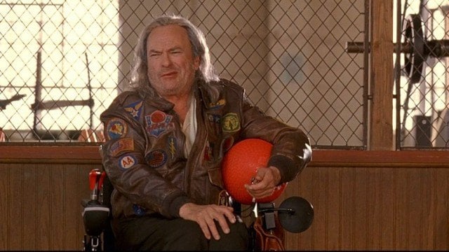 Rip Torn as Patches O'Houlihan in a scene from 'Dodgeball'