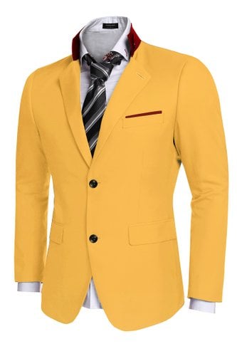 yellow blazer