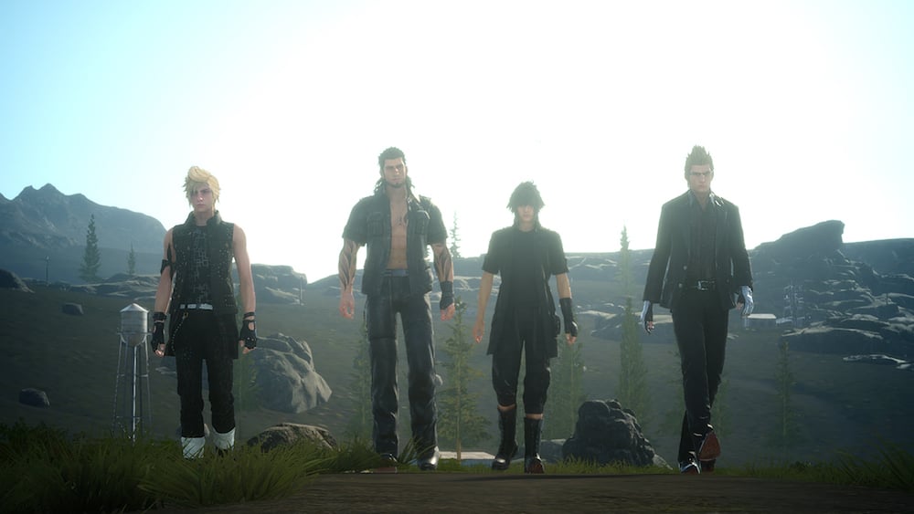 Four heroes on a journey in Final Fantasy XV