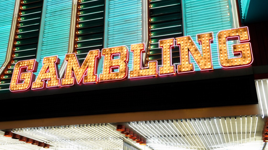 neon gambling sign