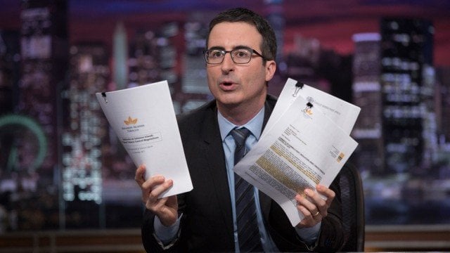 John Oliver on 'Last Week Tonight'