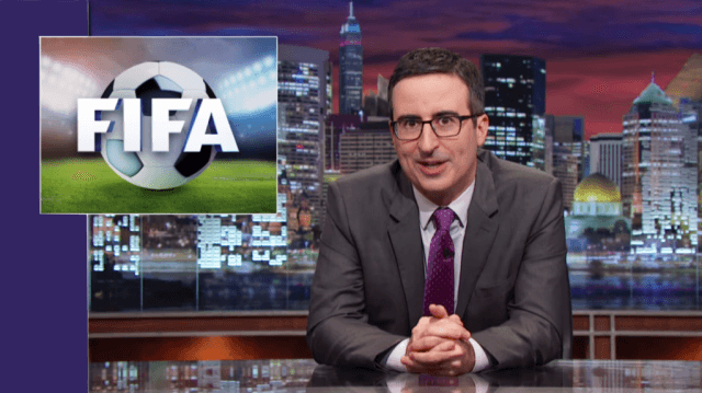 John Oliver earned worldwide praise for his coverage of FIFA's shady practices.