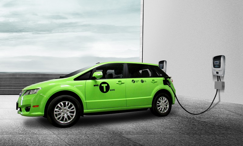 nyc taxi EV byd