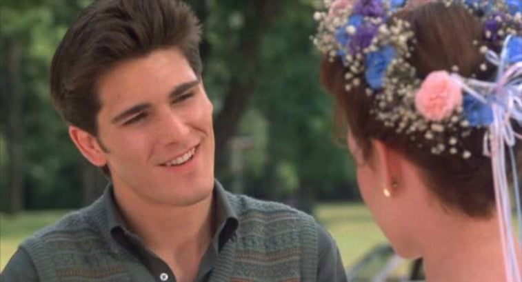 Jake looks at Samantha in Sixteen Candles.