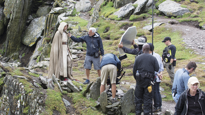 Star Wars Episode VIII - Mark Hamill / Luke Skywalker set photos
