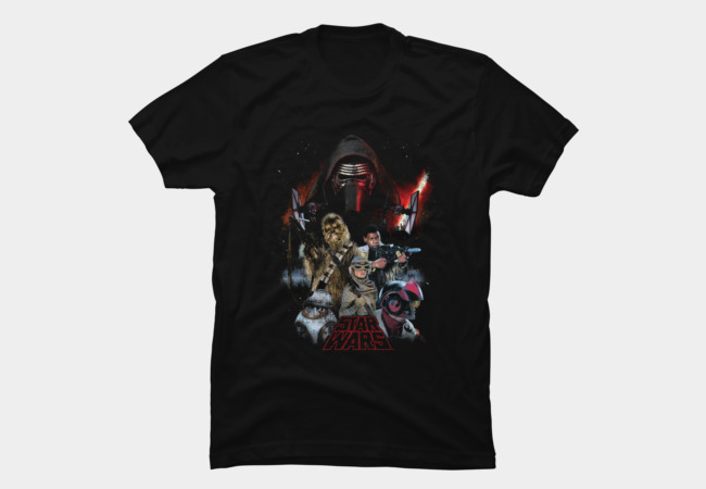Star Wars characters shirt