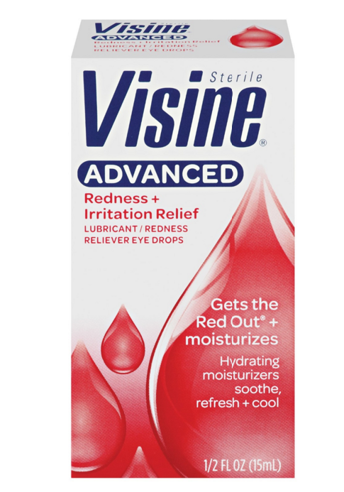 Visine eye drops