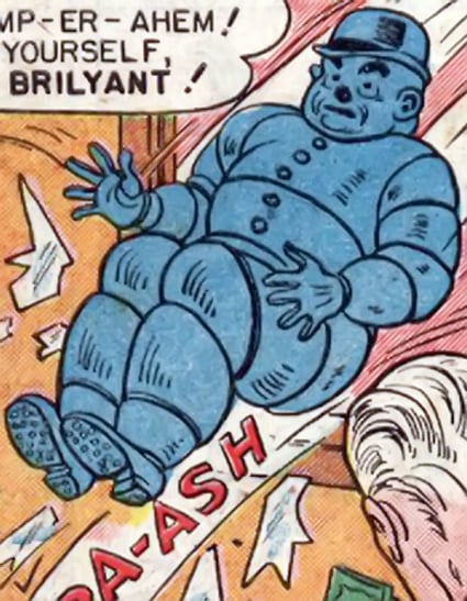 Blue Snowman