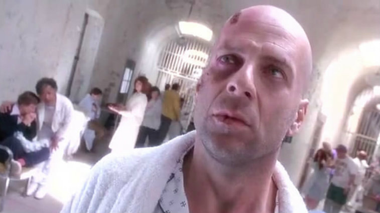 Bruce Willis in Twelve Monkeys