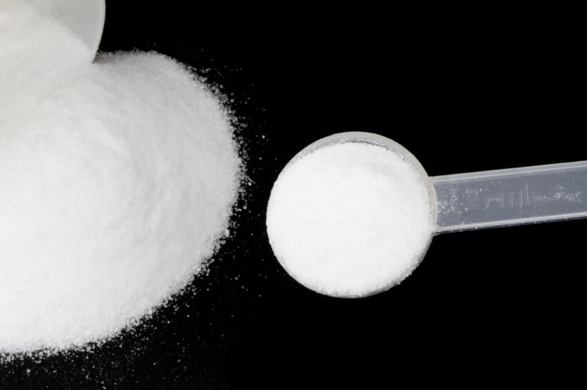 Powdered creatine supplement Powdered creatine supplement
