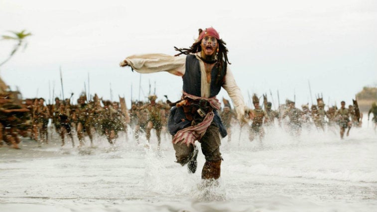 Johnny Depp in Pirates of the Caribbean Dead Man's Chest