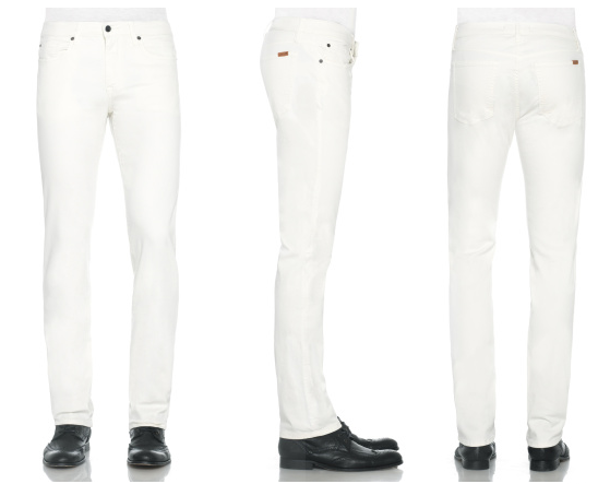 white jeans