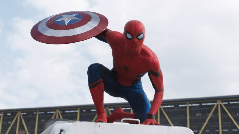 Tom Holland in Captain America: Civil War