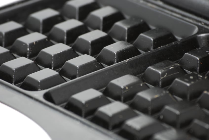 close up of Waffle Iron