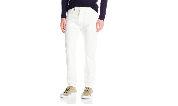 White Levi's 501 jeans at Amazon