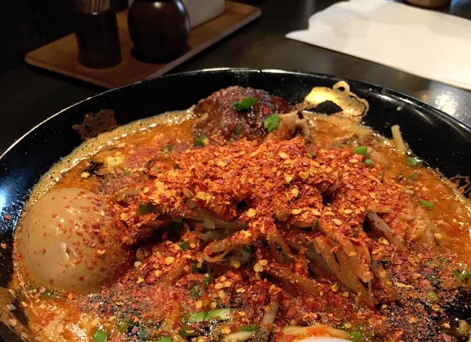 Extra spicy ramen