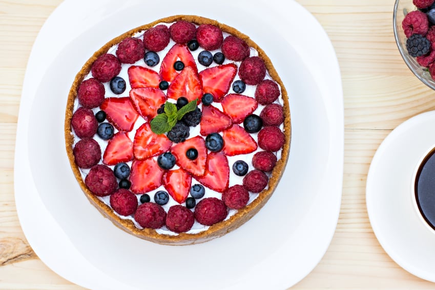 Berries cheesecake