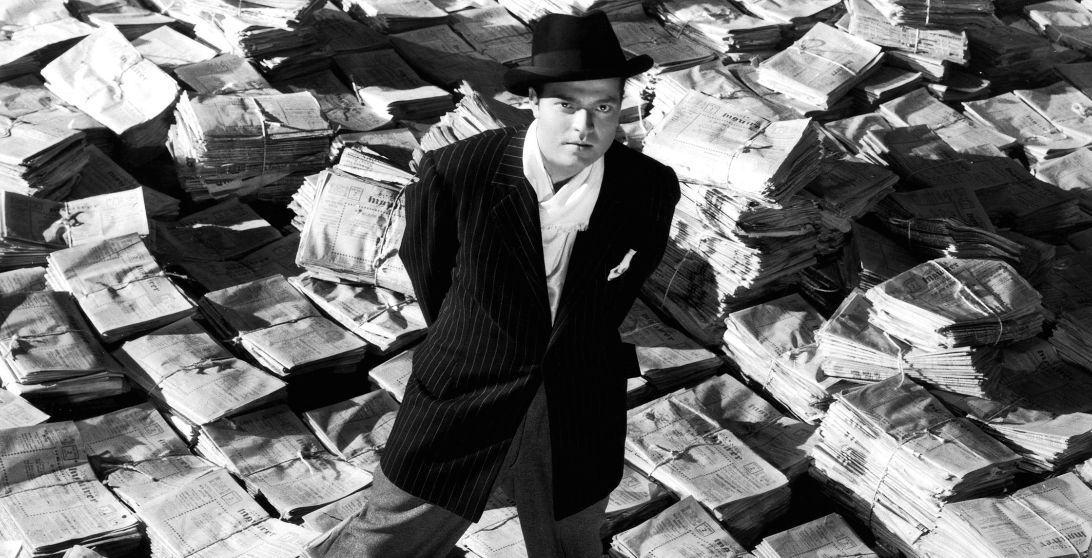 Orson Welles as Charles Foster Kane in Citizen Kane 