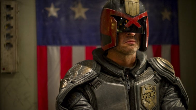 Karl Urban in Dredd, best superhero movies