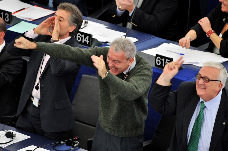Italian politicians jeering at a vote could define toxic co-workers