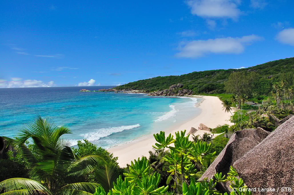 Grand Anse beach, La Digue, Seychelles