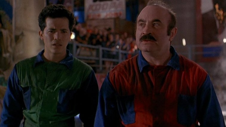 John Leguizamo and Bob Hoskins in Super Mario Bros