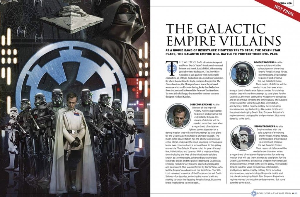 Star Wars: Rogue One Villains