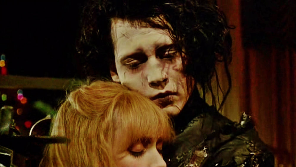 Winona Ryder and Johnny Depp in Edward Scissorhands